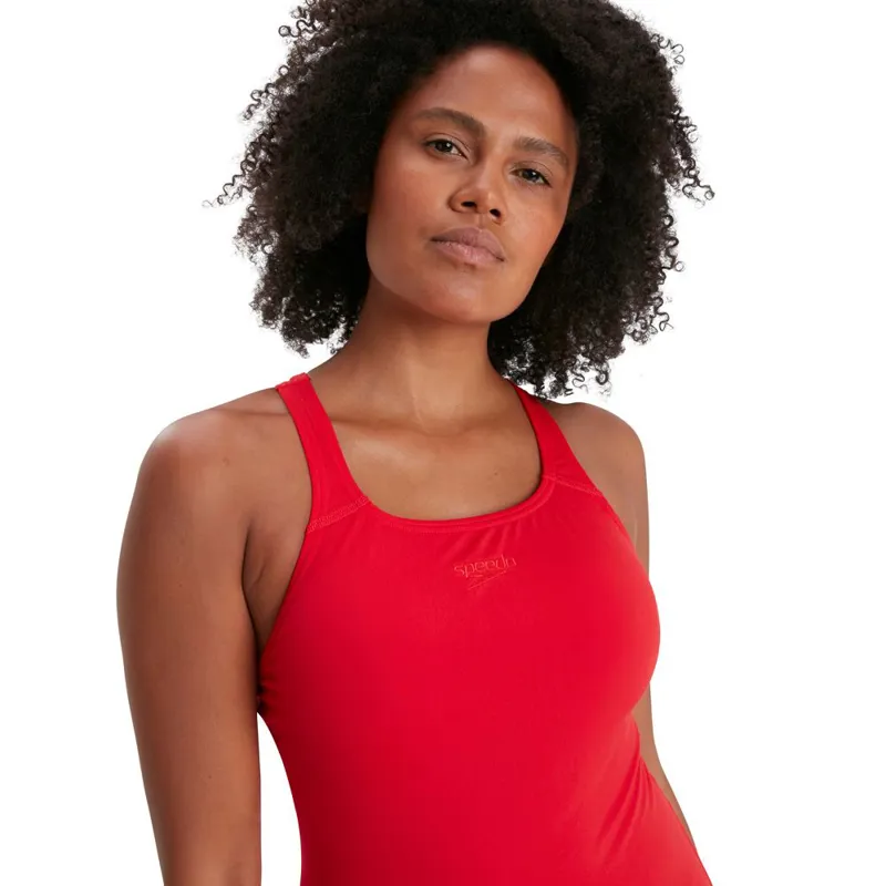 Speedo Women's ECO Endurance+ Medalist Swimsuit Fed Red-9